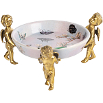 Блюдо фарфоровое Трио ангелов Joy варинант исполнения - 1 | Loft Concept в Уфе