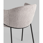 Стул Brace букле серый варинант исполнения - 3 | Loft Concept в Уфе