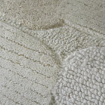 Панно из шерсти и хлопка с узором Beige Calista Serene варинант исполнения - 8 | Loft Concept в Уфе