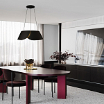 Подвесной светильник круглый с контрастной внутренней отделкой Assol Сup варинант исполнения - 6 | Loft Concept в Уфе