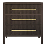 Комод Primo с 3 выдвижными ящиками Темный орех варинант исполнения - 7 | Loft Concept в Уфе