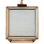 Люстра прямоугольная с каркасом золотого цвета Soft Glow Lamps варинант исполнения - 4 | Loft Concept в Уфе