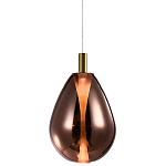 Подвесной светильник со стеклянным плафоном в форме капли NAOMI drop copper варинант исполнения - 3 | Loft Concept в Уфе