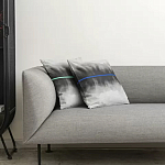 Чехол на подушку хлопковый Blake Boundaries Blue варинант исполнения - 5 | Loft Concept в Уфе