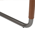 Стул мягкий с обивкой из рогожки и экокожи Contrasting Performance варинант исполнения - 4 | Loft Concept в Уфе