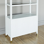 Стеллаж со стеклянными полками Elsa Dreams White варинант исполнения - 7 | Loft Concept в Уфе