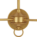 Бра настенное золотого цвета в форме подсвечника Graceful Smoothness варинант исполнения - 1 | Loft Concept в Уфе