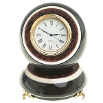 Часы настольные в виде шара из натурального камня Ball Stone Clock варинант исполнения - 7 | Loft Concept в Уфе