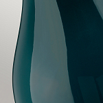 Настольная лампа с коническим дымчато-зелёным абажуром из искусственного шёлка Quintiesse варинант исполнения - 5 | Loft Concept в Уфе