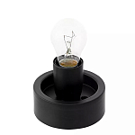 Настольный светильник с янтарным рельефным плафоном Lamp with Frozen Glass Effect варинант исполнения - 2 | Loft Concept в Уфе