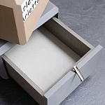 Консоль с зеркалом и  3-мя вращающимися ящиками Eloida варинант исполнения - 4 | Loft Concept в Уфе