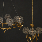 Люстра круглая с декором в виде цветков одуванчика Hanging Dandelion варинант исполнения - 6 | Loft Concept в Уфе