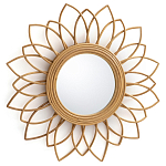 Зеркало из ротанга в форме цветка WICKER MIRROR 65  варинант исполнения - 1 | Loft Concept в Уфе