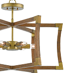 Подвесной светильник в форме фонаря коричневый Brown Eco Lantern варинант исполнения - 1 | Loft Concept в Уфе