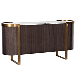 Комод  округлой формы с дверцами Chest of Precious Breed варинант исполнения - 2 | Loft Concept в Уфе