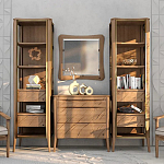 Комод из массива дуба с 3-мя ящиками Tasteful Furniture варинант исполнения - 2 | Loft Concept в Уфе