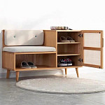 Комод с мягким  сиденьем и нишей для хранения обуви Manual Dresser варинант исполнения - 1 | Loft Concept в Уфе