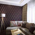 Гипсовая 3D Панель M-102 варинант исполнения - 1 | Loft Concept в Уфе