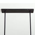 Люстра линейная прямоугольная с подвесками из натурального перламутра Nacre варинант исполнения - 4 | Loft Concept в Уфе