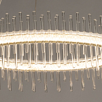 Люстра круглая с прозрачными стеклянными трубками 51 см Nembus варинант исполнения - 5 | Loft Concept в Уфе