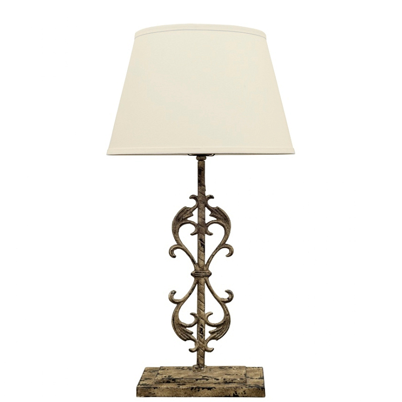 Настольная лампа RH Kerry Artifact Table Lamp Коричневый Бежевый в Уфе | Loft Concept 