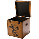 Сундук кожаный в винтажном стиле Brown Leather Chest варинант исполнения - 2 | Loft Concept в Уфе