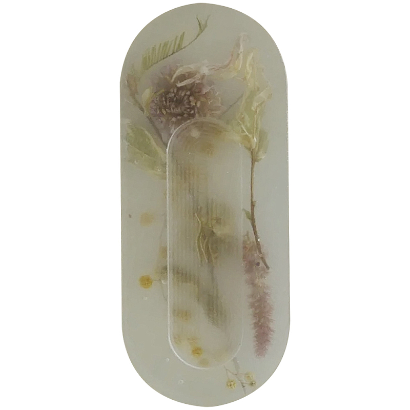 Подставка под благовония из эпоксидной смолы с цветами белая Epoxy Resin Flowers Incense Oval Stand White Белый Подставка под благовония из эпоксидной смолы с цветами белая Epoxy Resin Flowers Incense Oval Stand White Белый в Уфе | Loft Concept