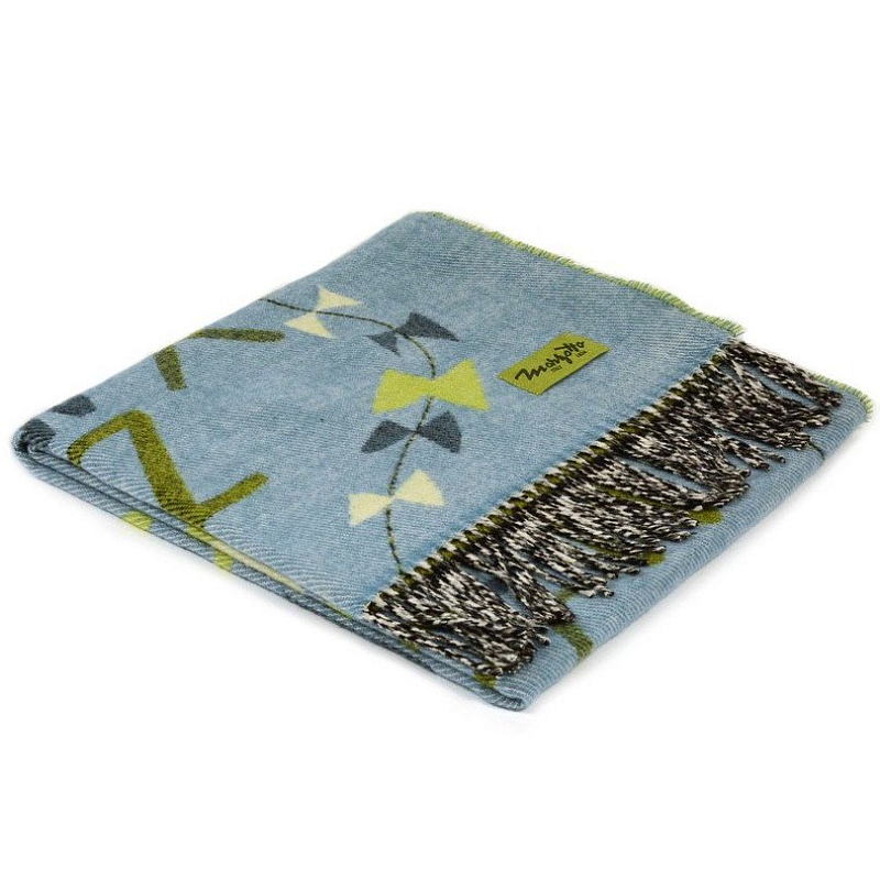 Плед ALP 2 Marzotto Серо-голубой в Уфе | Loft Concept 