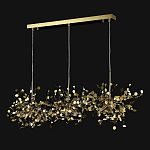 Люстра подвесная из трех частей с металлическими круглыми элементами Terzani Argent варинант исполнения - 4 | Loft Concept в Уфе