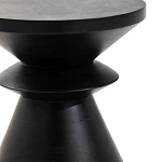 Черный приставной столик из массива AMORPHOUS варинант исполнения - 2 | Loft Concept в Уфе