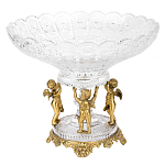 Чаша на бронзовых ножках с тремя ангелами Eden Garden варинант исполнения - 1 | Loft Concept в Уфе