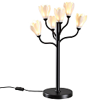 Настольная лампа с ветвями и белыми фарфоровыми цветами Floralis варинант исполнения - 3 | Loft Concept в Уфе