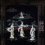 Комод в китайском стиле Chinese Black Chest of Drawers Нидерланды варинант исполнения - 2 | Loft Concept в Уфе