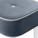 Квадратный мягкий пуф на белых ножках Winton Pouf Square варинант исполнения - 18 | Loft Concept в Уфе