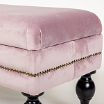 Мягкая банкетка с зоной для хранения Casket Dusty Rose варинант исполнения - 4 | Loft Concept в Уфе