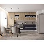 Прямая кухня с фасадом под дерево Maurice Kitchen Set варинант исполнения - 3 | Loft Concept в Уфе