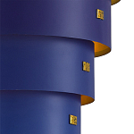 Подвесной светильник фигурный синий из 4-х широких колец Alternating Rings варинант исполнения - 2 | Loft Concept в Уфе