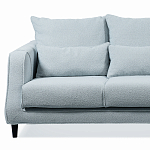 Диван Seldon с мягкими подушками голубое букле варинант исполнения - 4 | Loft Concept в Уфе