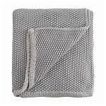 Плед из хлопка серого цвета Waffle Comfort варинант исполнения - 1 | Loft Concept в Уфе