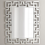 Зеркало прямоугольное в зеркальной раме Intersection варинант исполнения - 1 | Loft Concept в Уфе