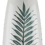 Настольная лампа овальная с тропическим принтом Stylized Aalm Leaves Motif варинант исполнения - 1 | Loft Concept в Уфе