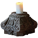 Подсвечник из массива тика Antique Solid Teak Candle Holder варинант исполнения - 1 | Loft Concept в Уфе