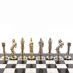 Шахматы Ренессанс с доской из натурального мрамора Decorative Thematic Chess варинант исполнения - 2 | Loft Concept в Уфе