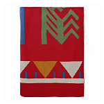 Плед хлопковый по мотивам чувашских орнаментов Ural and Siberian Patterns варинант исполнения - 5 | Loft Concept в Уфе