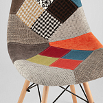 Стул с обивкой в технике пэчворк DSW варинант исполнения - 7 | Loft Concept в Уфе