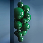 Люстра Grape Balls Зеленое стекло  варинант исполнения - 2 | Loft Concept в Уфе