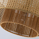 Подвесной светильник с абажуром из плтеного бамбука Light Inside the Cell варинант исполнения - 9 | Loft Concept в Уфе