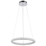 Кольцевая люстра с хрустальным декором Gilbertine Crystal Ring Chandelier варинант исполнения - 4 | Loft Concept в Уфе
