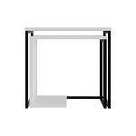 Комплект из 2-х приставных столов белого цвета из дерева ZIGOSH WHITE варинант исполнения - 1 | Loft Concept в Уфе