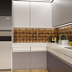 Гипсовая 3D панель с принтографией PM-38 варинант исполнения - 1 | Loft Concept в Уфе